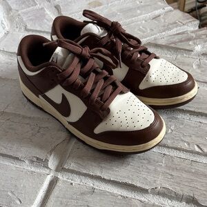 Nike women’s  Chocolate Brown and Cream Sneakers